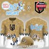 Complete Vegas Golden Knights Bluey Night jersey front and back with coordinated cap!