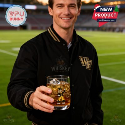 Wake Forest Demon Deacons 138th Anniversary Whiskey Glass