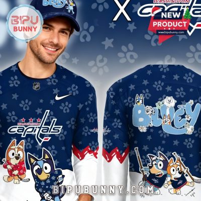 Washington Capitals NHL Bluey Night Limited Hockey Jersey