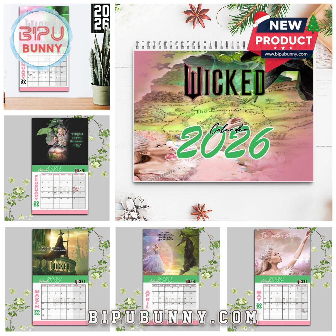 Wicked Wall Hanging Calendar 2026 Wicked Wall Hanging Calendar 2026