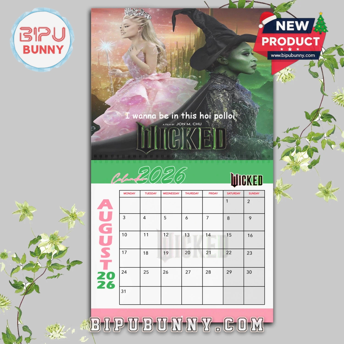 Wicked Wall Hanging Calendar 2026 Wicked Wall Hanging Calendar 2026