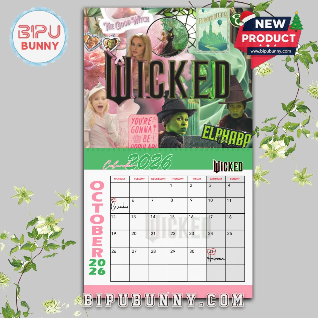 Wicked Wall Hanging Calendar 2026 Wicked Wall Hanging Calendar 2026