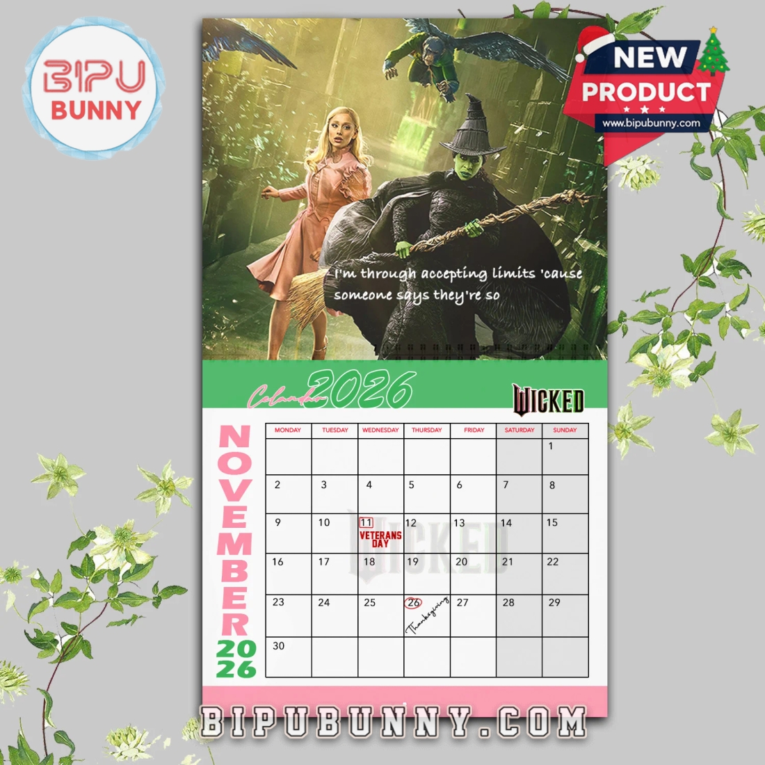 Wicked Wall Hanging Calendar 2026 Wicked Wall Hanging Calendar 2026