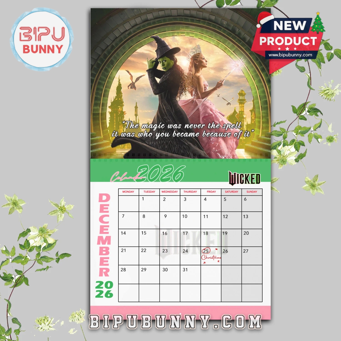 Wicked Wall Hanging Calendar 2026 Wicked Wall Hanging Calendar 2026