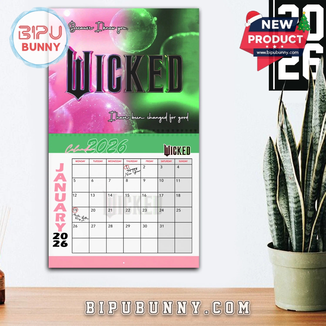 Wicked Wall Hanging Calendar 2026 Wicked Wall Hanging Calendar 2026