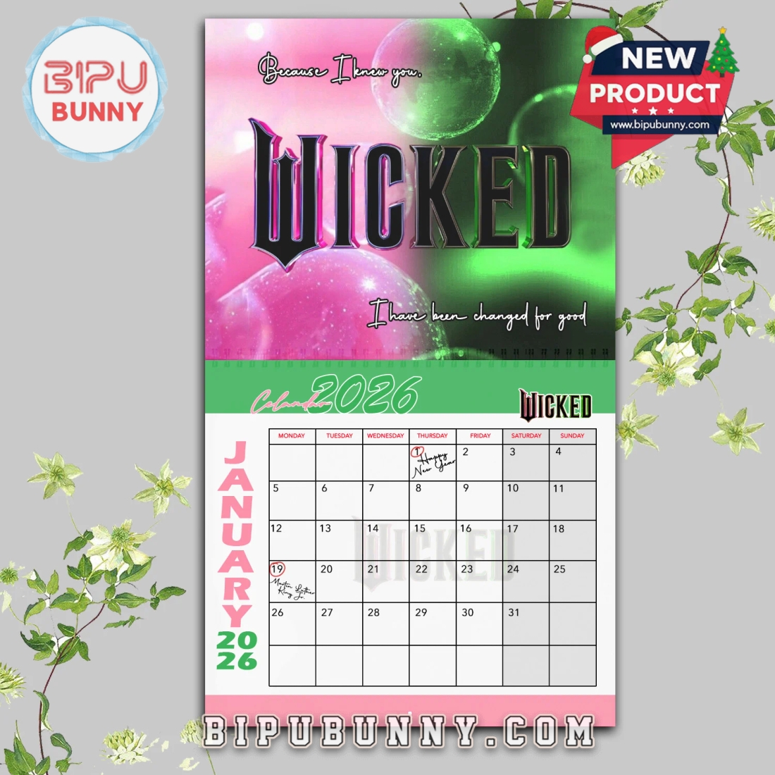 Wicked Wall Hanging Calendar 2026 Wicked Wall Hanging Calendar 2026