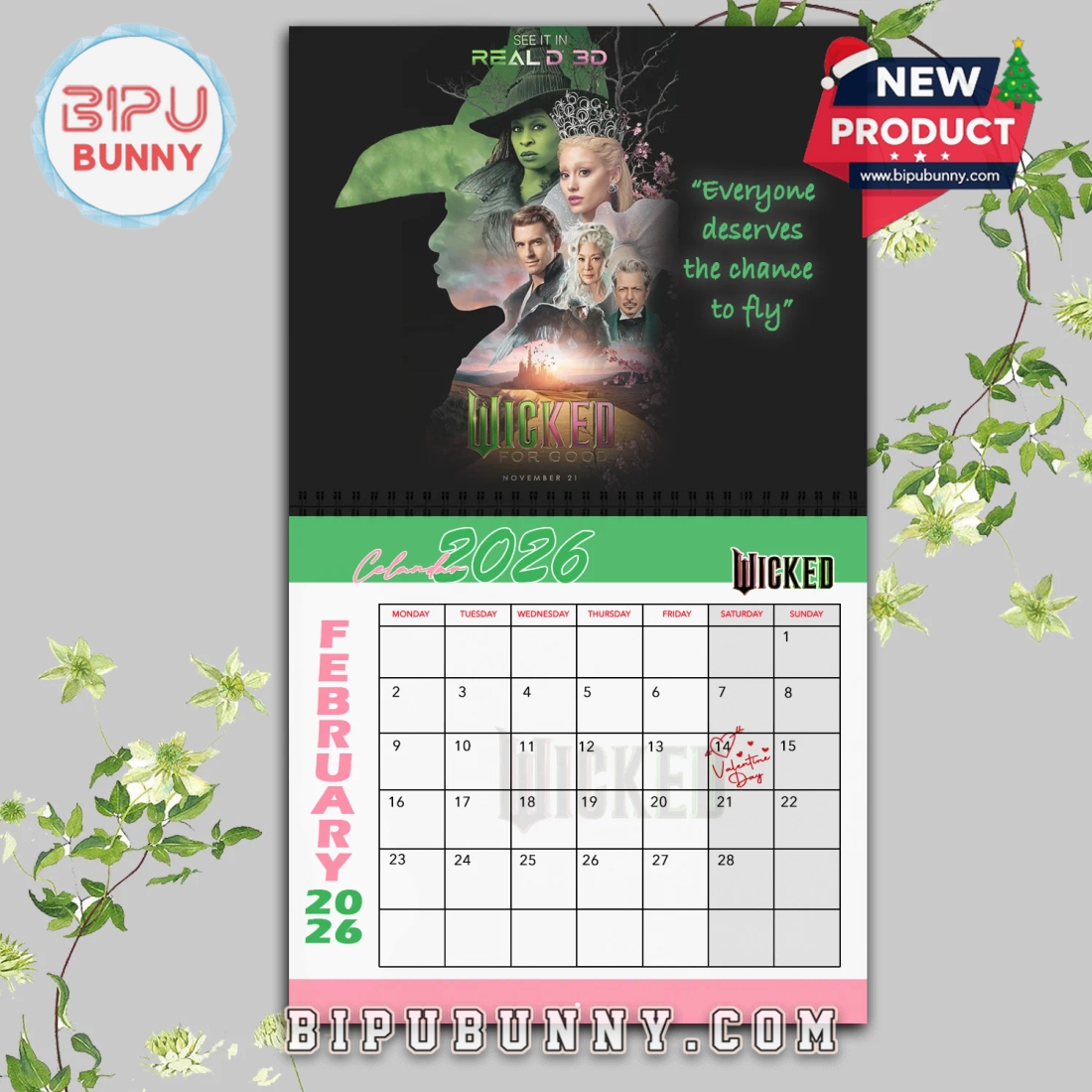 Wicked Wall Hanging Calendar 2026 Wicked Wall Hanging Calendar 2026