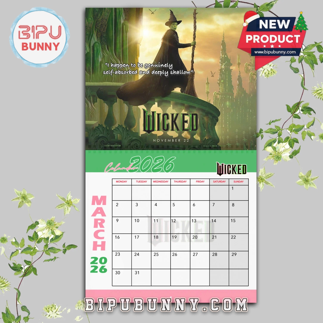 Wicked Wall Hanging Calendar 2026 Wicked Wall Hanging Calendar 2026