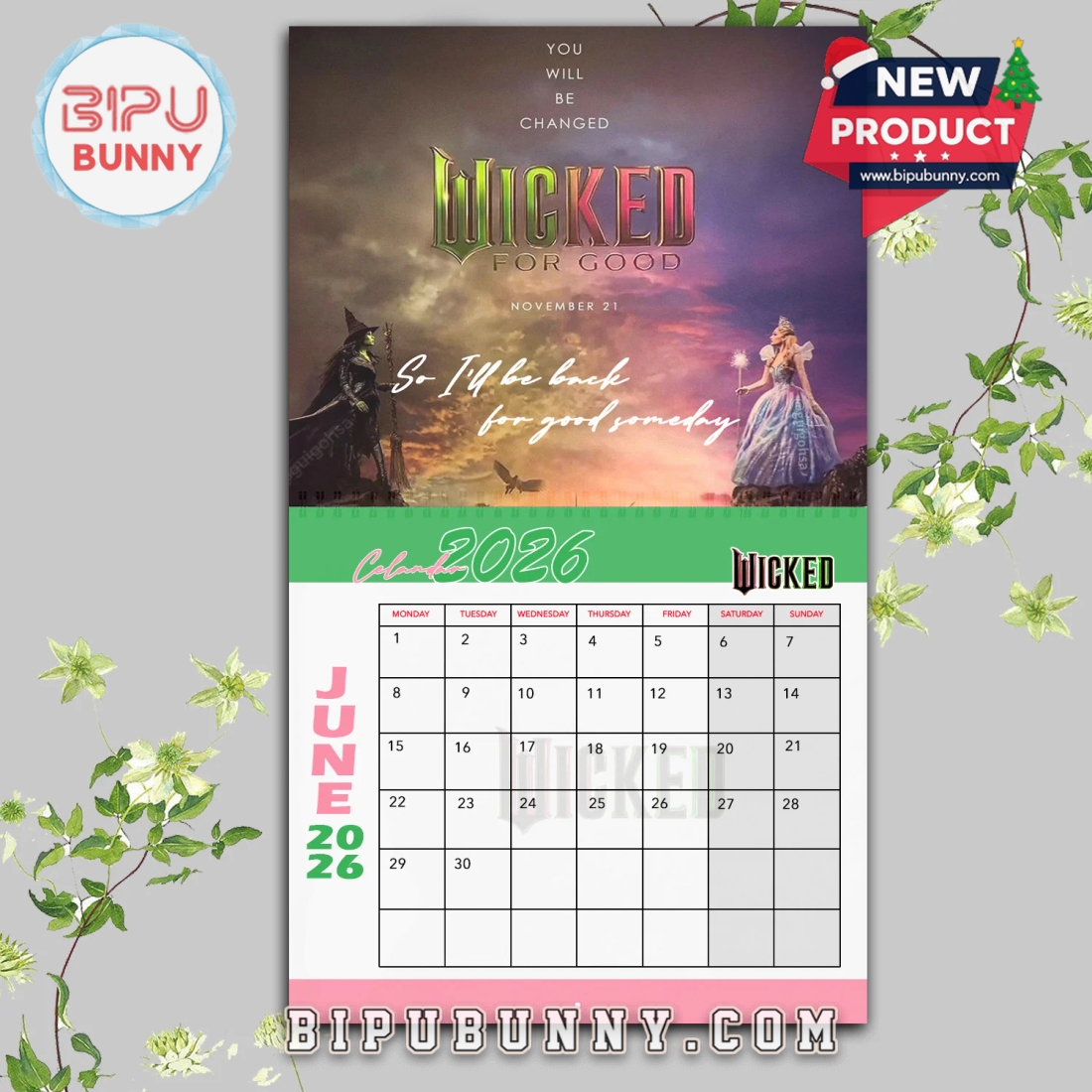 Wicked Wall Hanging Calendar 2026 Wicked Wall Hanging Calendar 2026