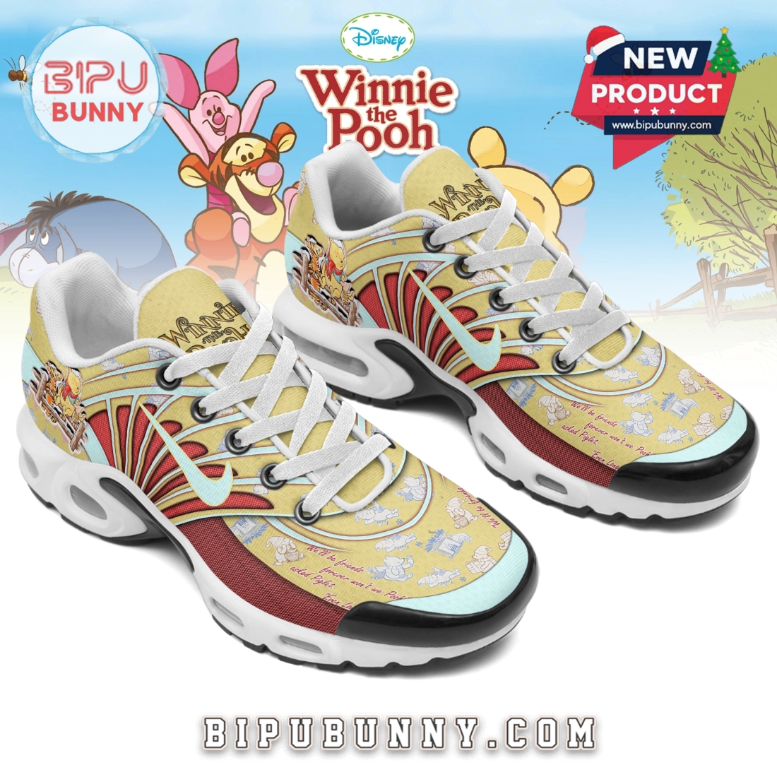 Winnie The Pooh TN Sneakers For Men And Women Winnie The Pooh TN Sneakers For Men And Women
