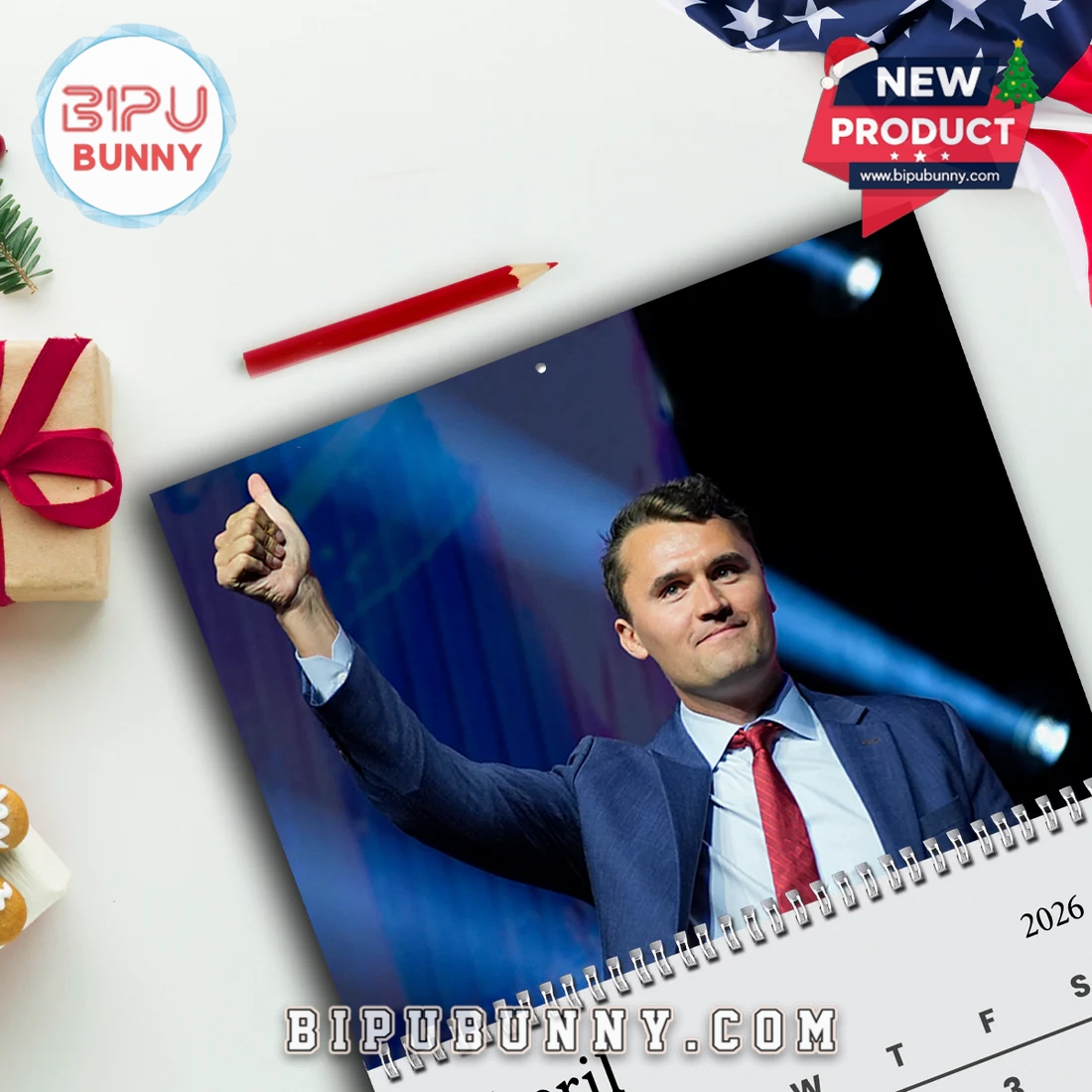 Year Of Charlie Kirk Wall Calendar 2026 Year Of Charlie Kirk Wall Calendar 2026
