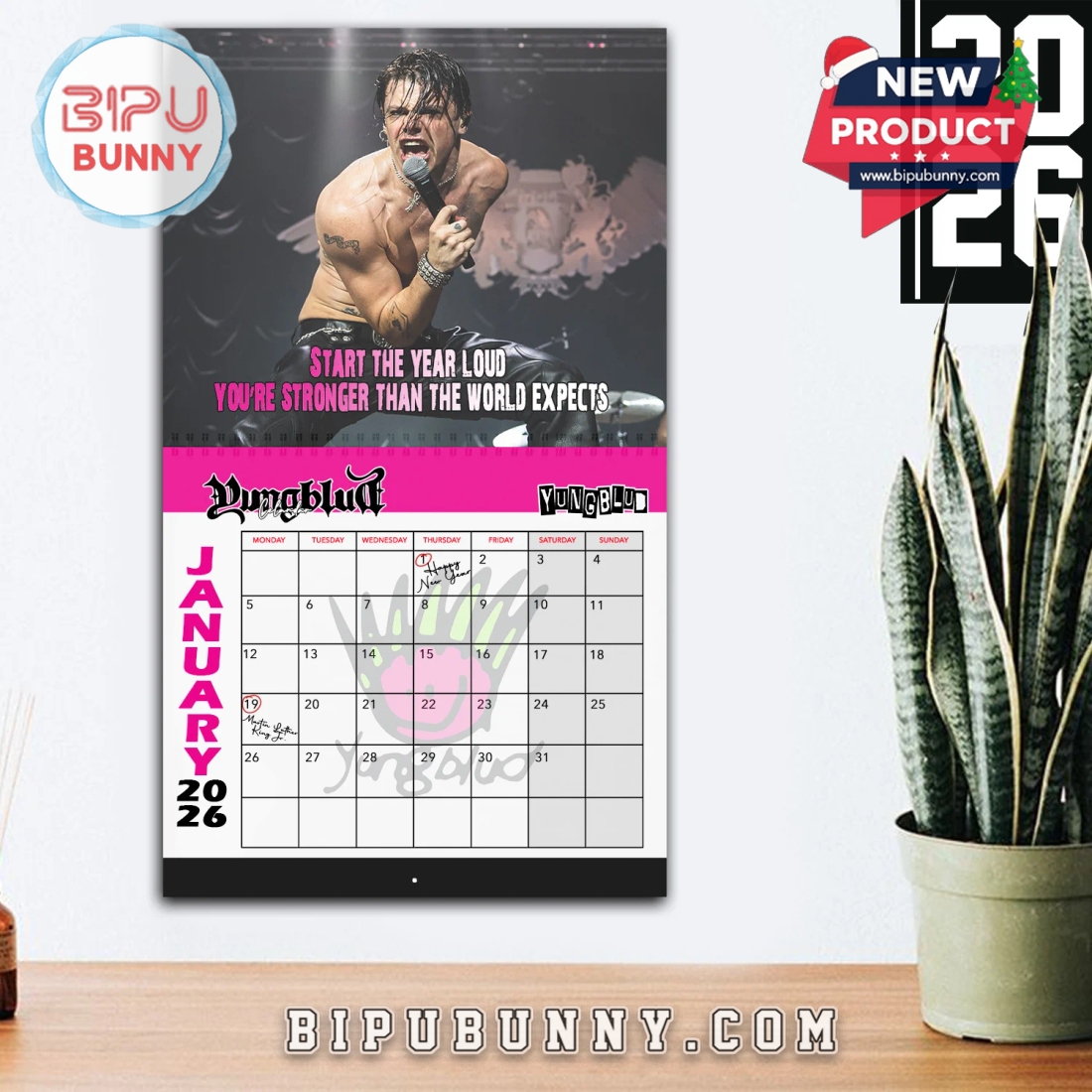 Yungblud & Friends Wall Calendar 2026 Yungblud & Friends Wall Calendar 2026