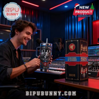 5 Seconds of Summer 40oz Tumbler With Handle