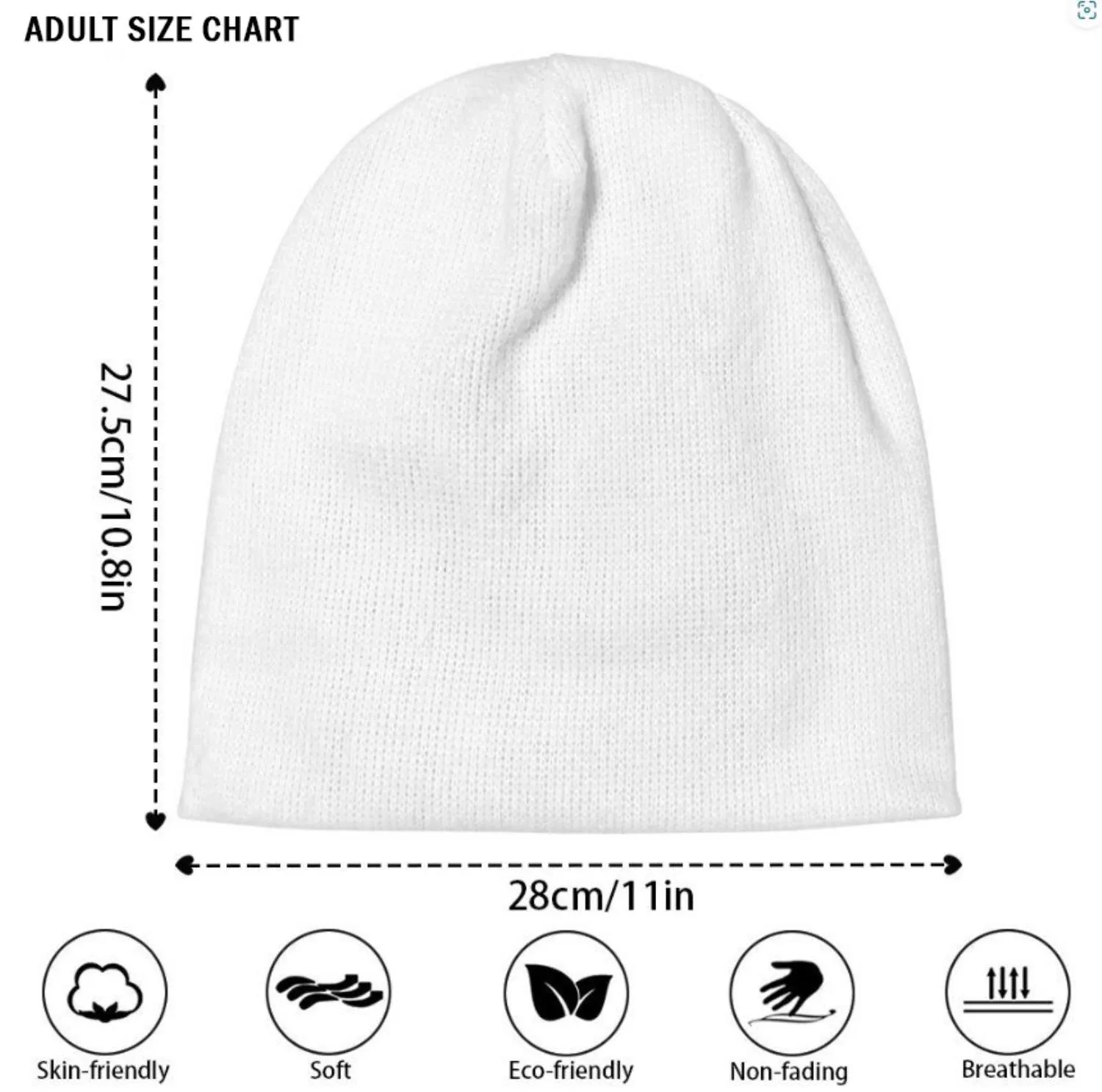 Size Chart for Zach Bryan Premium Beanie Hat - Beanie Hat