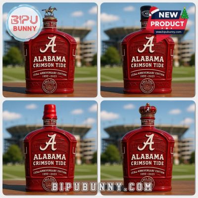 Alabama Crimson Tide 133rd Anniversary Whiskey Bottle