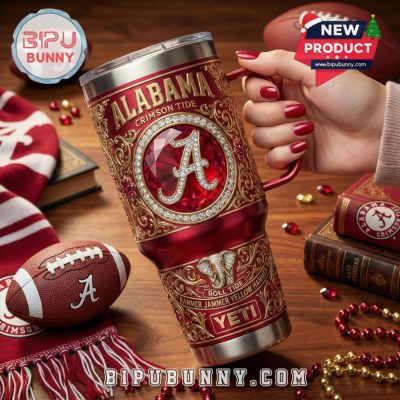 Alabama Crimson Tide 40oz Tumbler With Handle