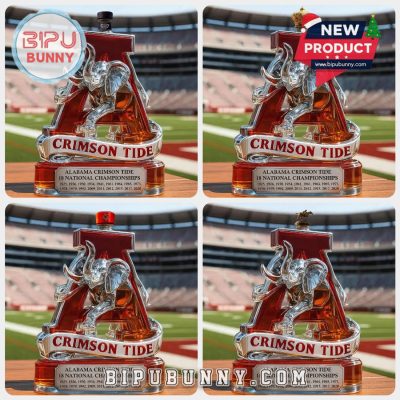 Alabama Crimson Tide Limited Edition Whiskey Bottle