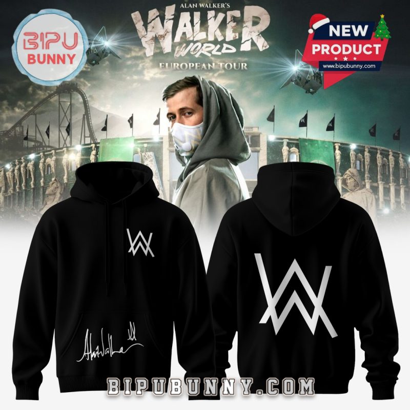 Alan Walker Walkerworld Tour Black Hoodie And Pants