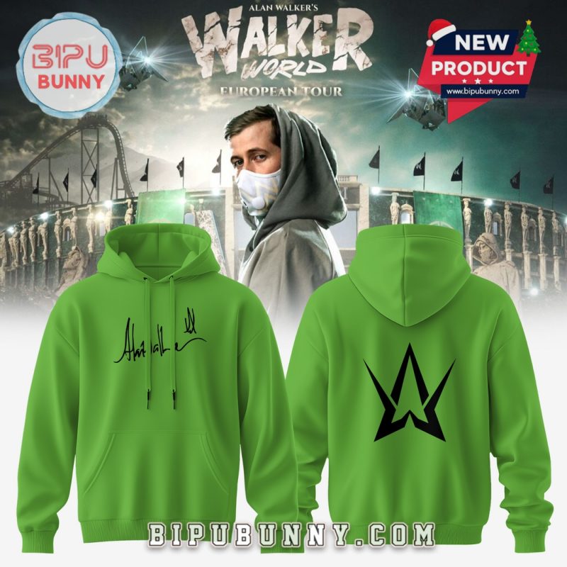 Alan Walker Walkerworld Tour Green Hoodie And Pants Alan Walker Walkerworld Tour Green Hoodie And Pants