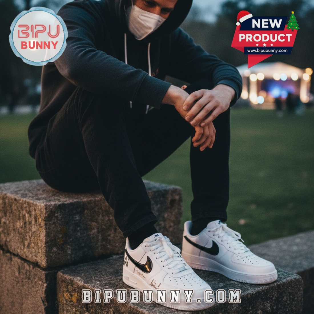 Alan Walker Walkerworld Tour White Air Force 1 Sneakers Alan Walker Walkerworld Tour White Air Force 1 Sneakers