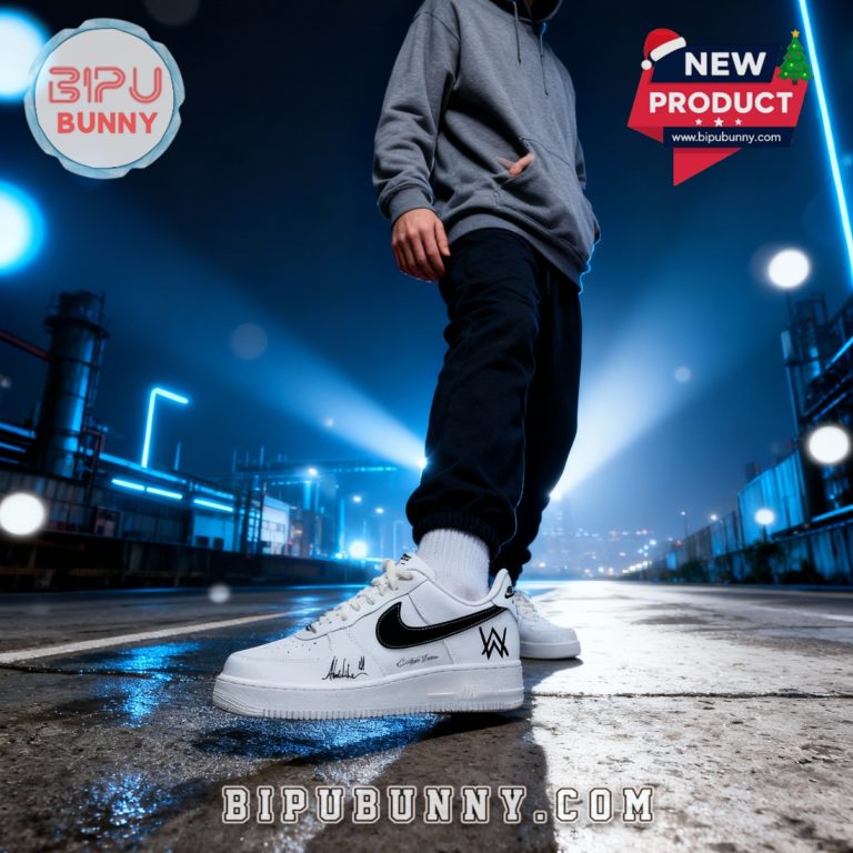 Alan Walker Walkerworld Tour White Air Force 1 Sneakers - Bipubunny Store