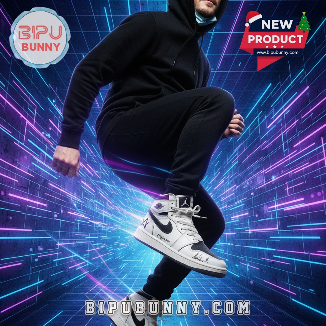 Alan Walker Walkerworld Tour White Air Jordan 1 Sneakers Alan Walker Walkerworld Tour White Air Jordan 1 Sneakers