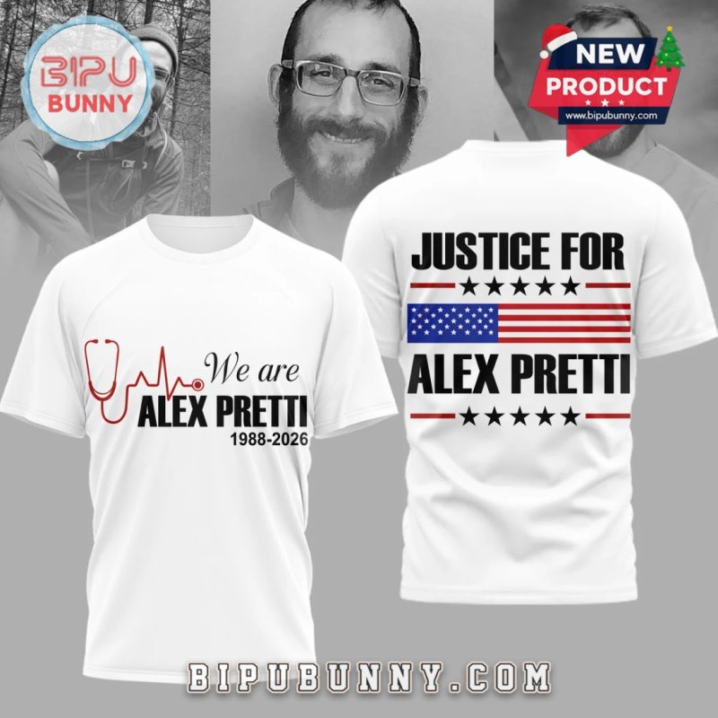 Alex Pretti 1988-2026 Memories White Shirt