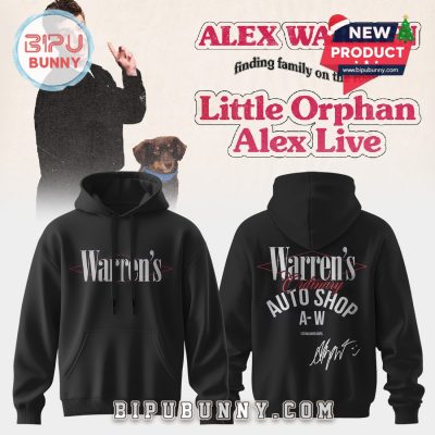 Alex Warren’s Little Orphan Alex Tour Black Hoodie And Cap