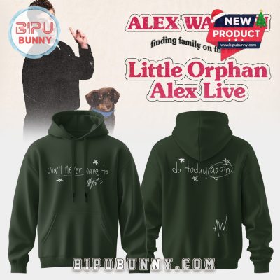 Alex Warren’s Little Orphan Alex Tour Green Hoodie And Cap