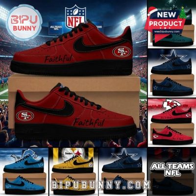 All Team NFL Super Bowl 2026 Air Force 1 Sneakers