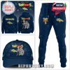 Navy Broncos hoodie, pants, and cap combo featuring Toy Story 5 design elements and team branding, ideal for fans of all ages.