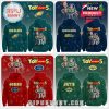 NFL team hoodies for Eagles Seahawks Niners and Jets with Toy Story character graphics and matching colors!