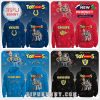 Toy Story themed NFL hoodies for Colts Chiefs Chargers and Raiders with bright colors and character graphics!