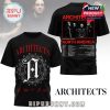 Architects band 2026 North America tour black 3D graphic shirt.