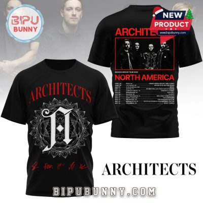 Architects 2026 North America Black 3D Shirt