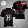 Architects band 2026 North America tour black 3D graphic shirt.