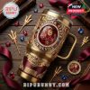 This Arizona State-themed tumbler radiates pride with its bold maroon and gold design, sparkling accents, and premium feel. It's surrounded by decorative items that enhance its identity as a collector’s item and a functional everyday cup!