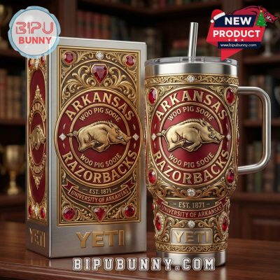 Arkansas Razorbacks 40oz Tumbler With Handle