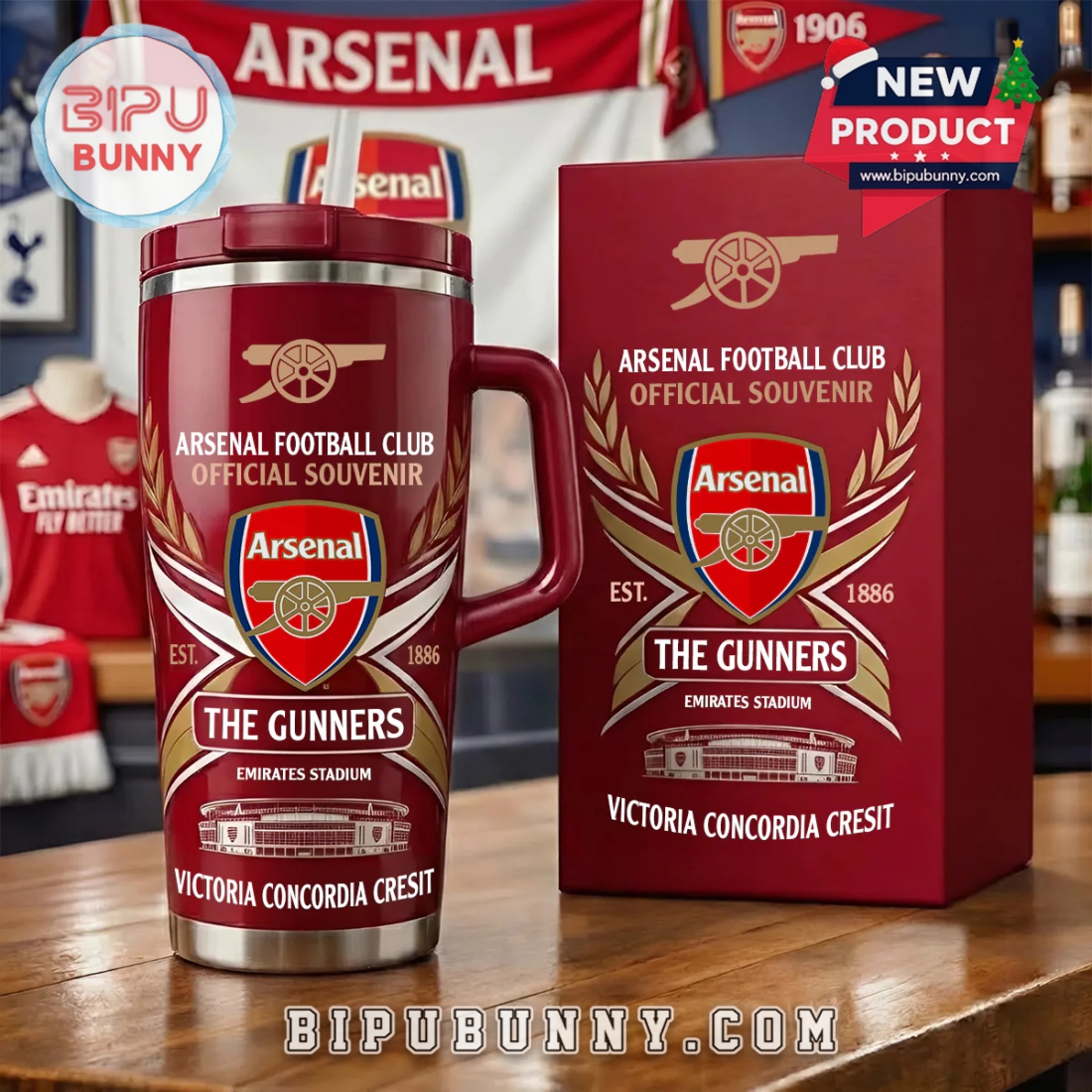 Arsenal Emirates Stadium Insulated Tumbler Arsenal Emirates Stadium Insulated Tumbler