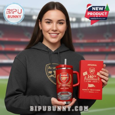 Arsenal FC Stadium 140th Anniversary Insulated Tumbler