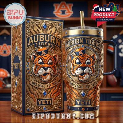 Auburn Tigers 40oz Tumbler With Handle