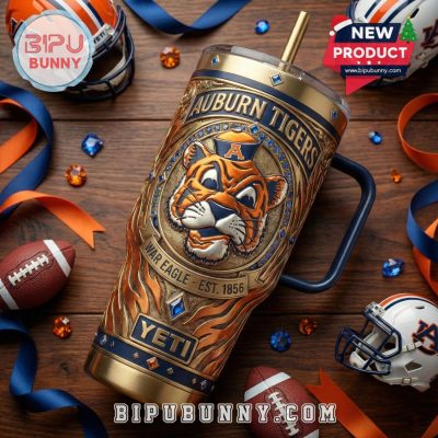 Auburn Tigers 40oz Tumbler With Handle