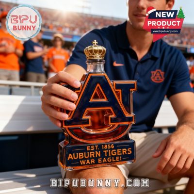Auburn Tigers Limited Edition Whiskey Bottle