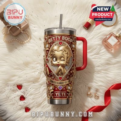 Betty Boop 40oz Tumbler With Handle