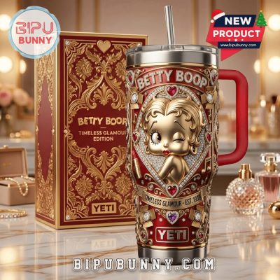 Betty Boop 40oz Tumbler With Handle