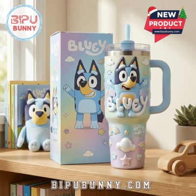 Bluey 40oz Tumbler With Handle
