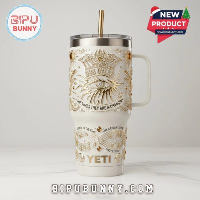 Bob Dylan 40oz Tumbler With Handle