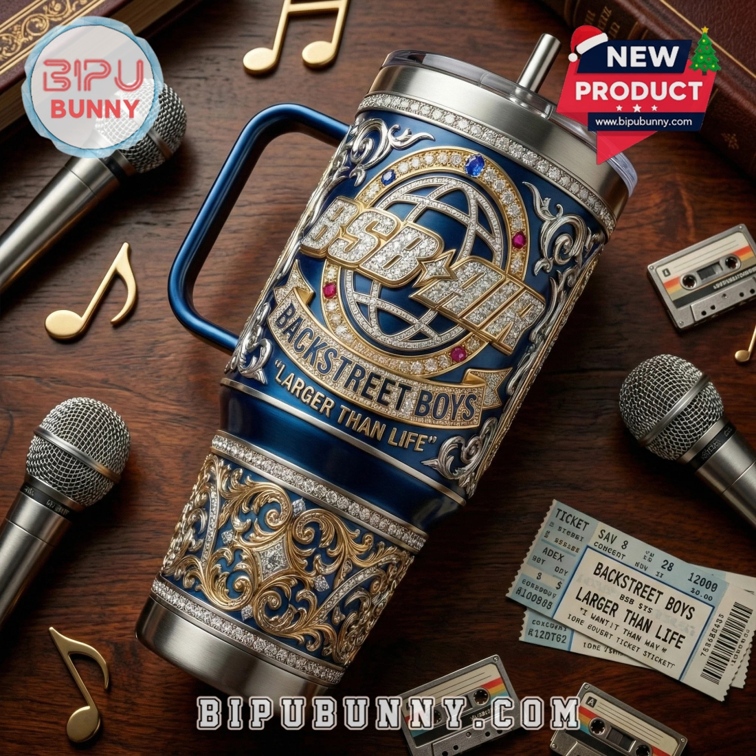 BSB Air Backstreet Boys 40oz Tumbler With Handle BSB Air Backstreet Boys 40oz Tumbler With Handle