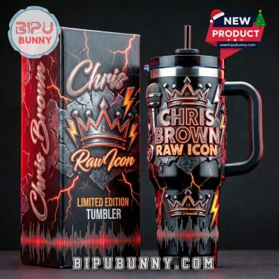 Chris Brown 40oz Tumbler With Handle