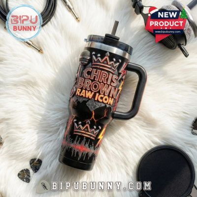 Chris Brown 40oz Tumbler With Handle